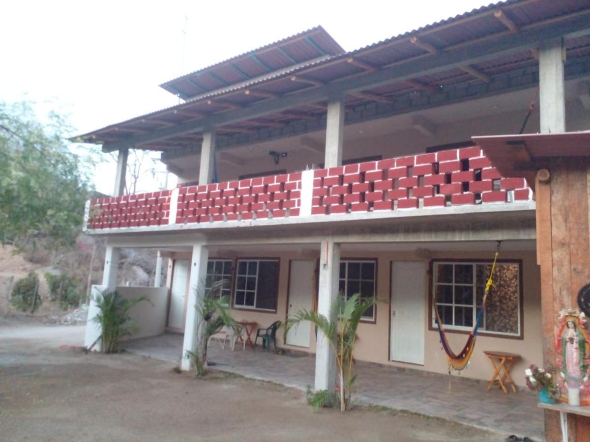 Posada Dos Hermanas Barra de la Cruz Exterior foto